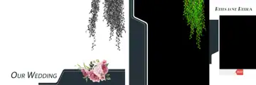 Regal Wedding Album Background 12x36 PSD with Royal Arch