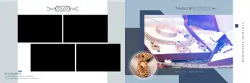 Rich Maroon Album 12x36 PSD for Indian Wedding – Gold Frame