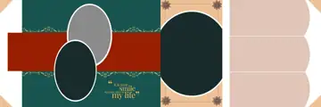 Rich Maroon Album 12x36 PSD for Indian Wedding – Vintage Frame