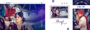 Rich Maroon Album 12x36 PSD for Pre-Wedding – Bokeh Lights