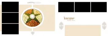 Rich Maroon & Grand Wedding Album 12x36 PSD with Lotus Design