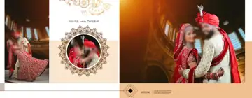 Royal Album 14x36 PSD for Indian Wedding – Floral Border