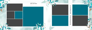 Royal & Artistic Wedding Album 12x36 PSD with Temple Motif