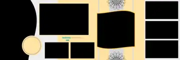 Royal & Cinematic Wedding Album 12x36 PSD with Lotus Design