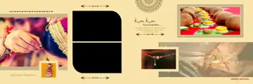 Royal & Floral Wedding Album 12x36 PSD with Rose Petals