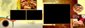 Royal Karizma Wedding Album 12x36 PSD with Silk Texture