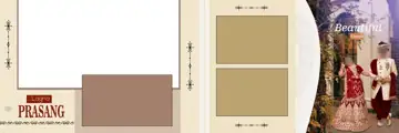 Royal Lotus Design Wedding Album 12x36 PSD