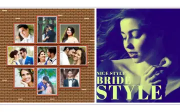Royal Photo Album 18x24 PSD for Wedding – Temple Motif