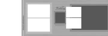 Royal & Premium Wedding Album 12x36 PSD with Geometric Lines