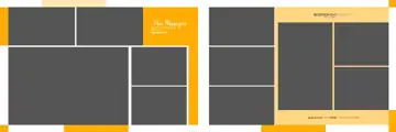 Royal Wedding Album 12x36 PSD for Haldi – Gold Frame