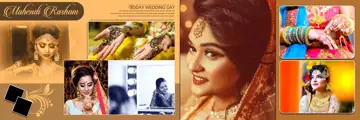 Royal Wedding Album 12x36 PSD with Glitter Accents