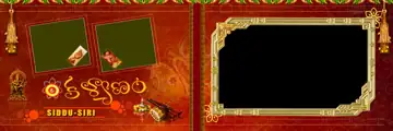 Soft Pastel & Bright Wedding Album 12x36 PSD with Temple Motif
