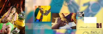 Soft Pastel Peacock Art Wedding Album 12x36 PSD