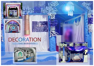 Soft Pastel Photo Album 17x24 PSD for Wedding – Temple Motif