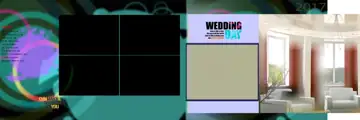 Soft Pastel & Rich Maroon Wedding Album 12x36 PSD with Damask Texture
