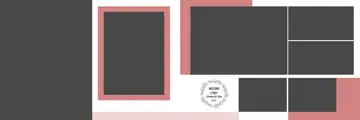 Soft Pastel & Soft Pastel Wedding Album 12x36 PSD with Pastel Clouds