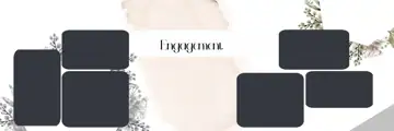 Soft Pastel & Vibrant Wedding Album 12x36 PSD with Royal Arch
