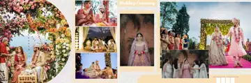 Soft Pastel Wedding Album 12x36 PSD for Karizma – Watercolour Splash