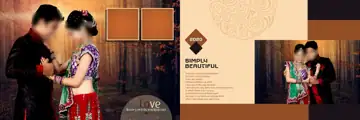 Stylish & Grand Wedding Album 12x36 PSD with Mandala Art