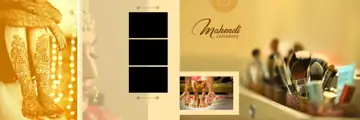 Stylish Lotus Design Indian Wedding Album 12x36 PSD