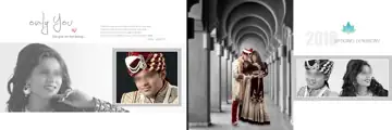 Stylish & Minimal Wedding Album 12x36 PSD with Mandala Art