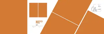 Stylish & Modern Wedding Album 12x36 PSD with Kolam Pattern
