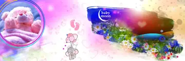 Timeless Birthday & Baby Album PSD with Silk Texture