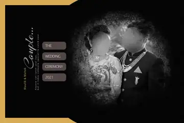 Timeless Damask Texture Album Cover PSD