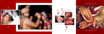 Timeless & Fresh Wedding Album 12x36 PSD with Glitter Accents