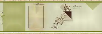 Timeless Indian Wedding Album 12x36 PSD with Pastel Clouds