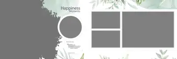 Timeless Wedding Album 12x36 PSD for Engagement – Geometric Lines
