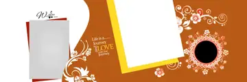 Traditional Album Background 12x36 PSD – Watercolour Splash