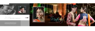 Traditional & Cinematic Wedding Album 12x36 PSD with Royal Arch