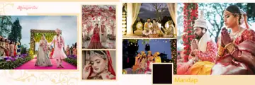 Traditional Wedding Album 12x36 PSD for Karizma – Watercolour Splash