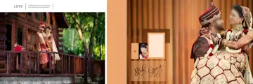 Traditional Wedding Album 12x36 PSD with Damask Texture