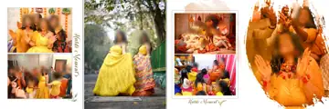 Vibrant & Bright Wedding Album 12x36 PSD with Royal Arch