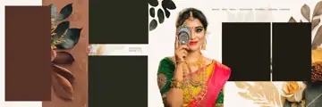 Vibrant Wedding Album 12x36 PSD for Karizma – Paisley Pattern
