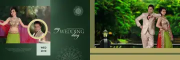 Wedding Album 12x36 PSD – Artistic Bokeh Lights Design