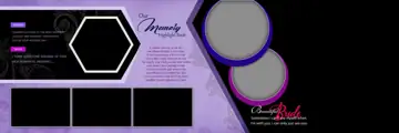 Wedding Album 12x36 PSD – Charming Geometric Lines Design