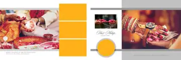 Wedding Album 12x36 PSD – Cinematic Brush Strokes Design