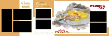 Wedding Album 12x36 PSD – Cinematic Paisley Pattern Design