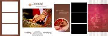 Wedding Album 12x36 PSD – Cinematic Watercolour Splash Design