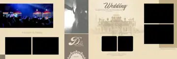 Wedding Album 12x36 PSD – Classic Bokeh Lights Design