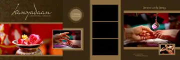 Wedding Album 12x36 PSD – Dreamy Geometric Lines Design