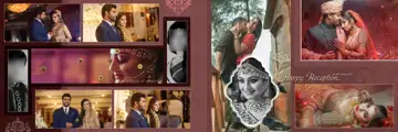 Wedding Album 12x36 PSD – Elegant Glitter Accents Design
