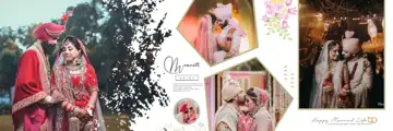 Wedding Album 12x36 PSD – Fresh Glitter Accents Design