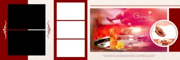 Wedding Album 12x36 PSD – Graceful Lotus Design