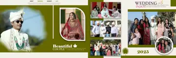 Wedding Album 12x36 PSD – Graceful Vintage Frame Design