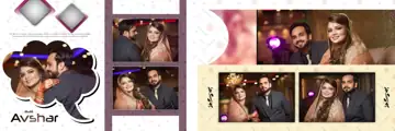 Wedding Album 12x36 PSD – Luxury Bokeh Lights Design