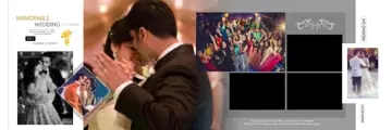 Wedding Album 12x36 PSD – Minimal Bokeh Lights Design